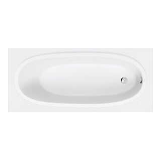 Duravit Badewanne Balcoon 170x75cm, we. ma, EB-Version, 1 RS