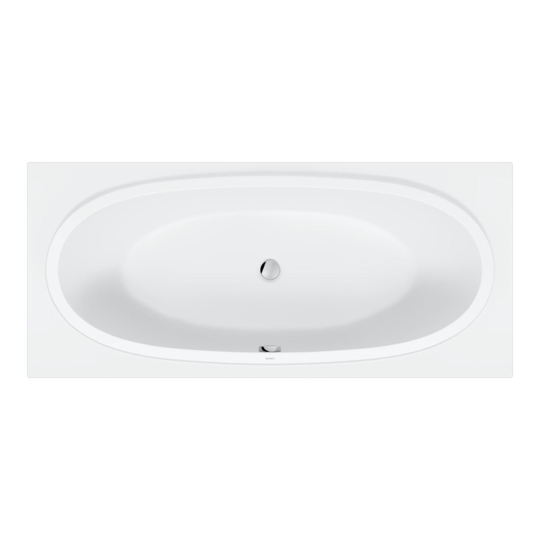 Duravit Badewanne Balcoon 180x80cm, EB-Version, 1 RS, weiß matt