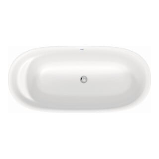 Duravit Badewanne Cape Cod 165x78x47cm, frei., 2 RS, matt-weiß