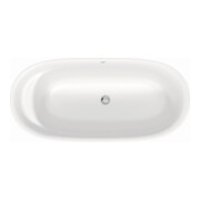 Duravit Badewanne Cape Cod 165x78x47cm, frei., 2 RS, matt-weiß