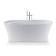 Duravit Badewanne Cape Cod 165x78x47cm, frei., 2 RS, matt-weiß-3