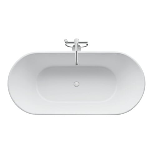 Duravit Badewanne D-Neo 160x75x45cm, frei., o. ÜL, 2 RS, matt-we