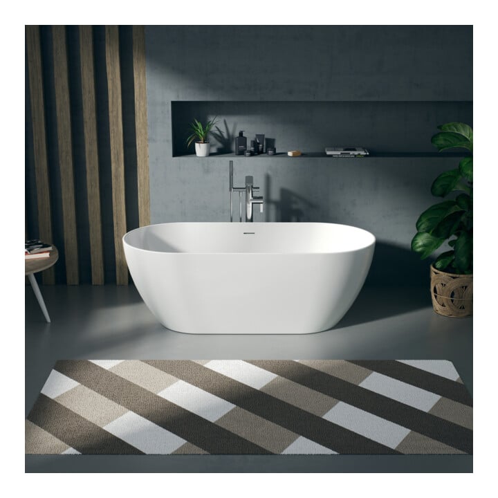 Duravit Badewanne DuraKanto 160x75x59cm, ov., frei., weiß glänzend