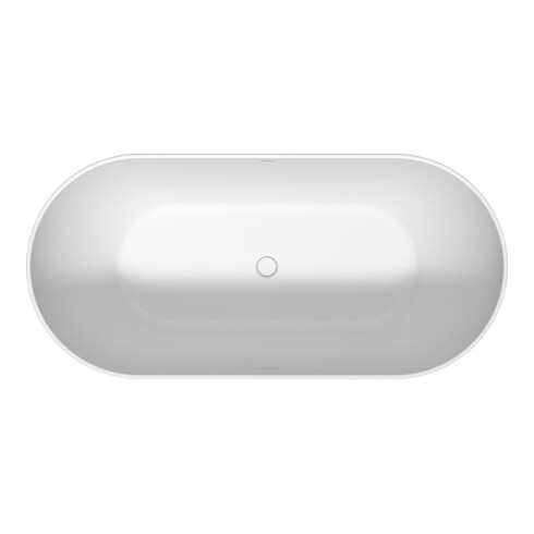 Duravit Badewanne DuraKanto 170x80x59cm, ov., freistehend, weiß matt