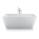 Duravit Badewanne DuraSquare 185x85x46cm, freist., 2 RS, weiß-1