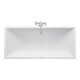 Duravit Badewanne DuraSquare 185x85x46cm, freist., 2 RS, weiß-2