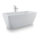 Duravit Badewanne DuraSquare 185x85x46cm, freist., 2 RS, weiß-4