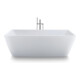 Duravit Badewanne DuraSquare 185x85x46cm, freist., 2 RS, weiß-5