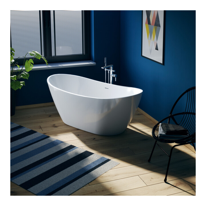 Duravit Badewanne DuraVato 170x71x69cm, oval, freistehend