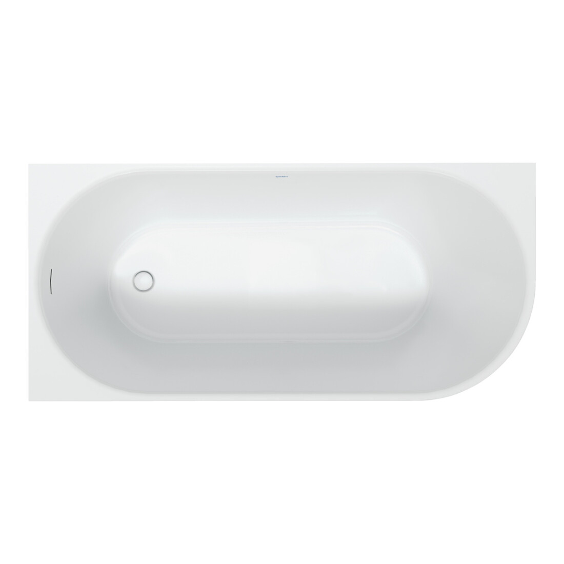 Duravit Badewanne oval DuraSenja 150x75x58,5cm, w, Eck li, RS 2, m FG+AÜL
