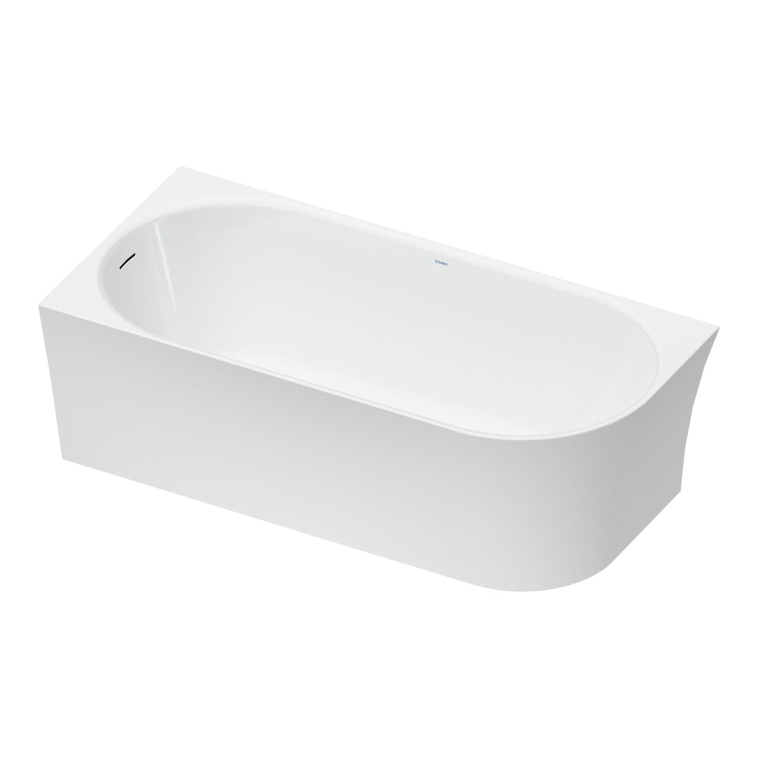 Duravit Badewanne oval DuraSenja 150x75x58,5cm, w, Eck li, RS 2, m FG+AÜL
