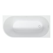 Duravit Badewanne oval DuraSenja 150x75x58,5cm, w, Eck re, RS 2, m FG+AÜL