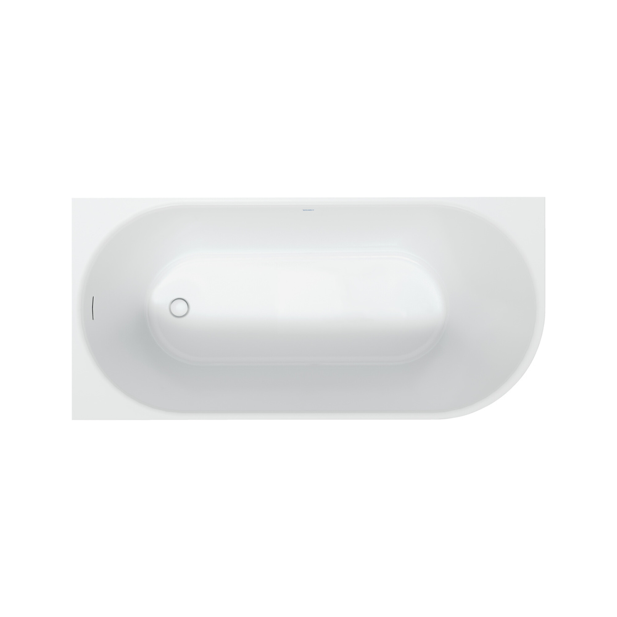 Duravit Badewanne oval DuraSenja 170x80x58,5cm, w, Eck li, RS 2, m FG+AÜL