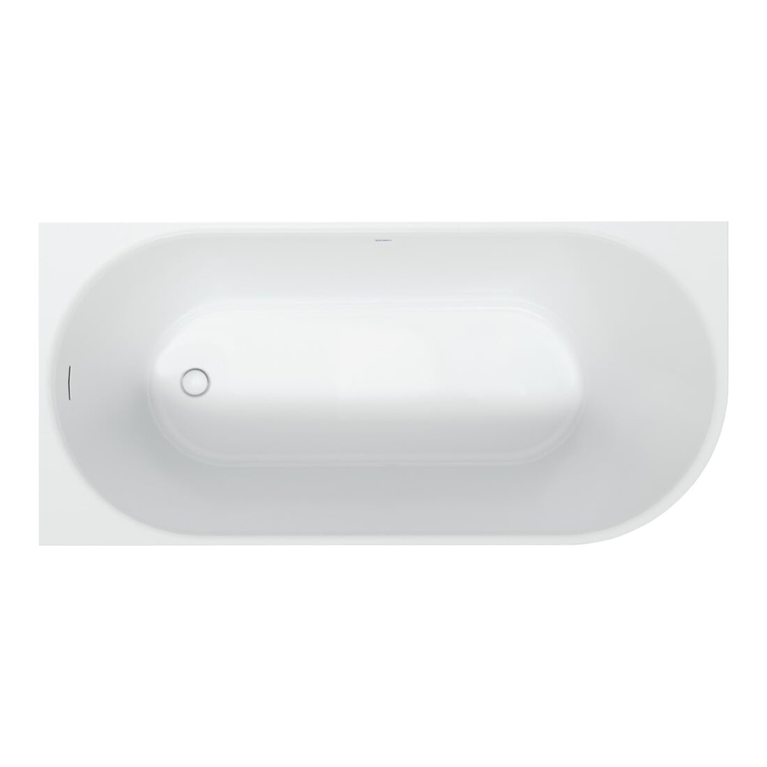 Duravit Badewanne oval DuraSenja 170x80x58,5cm, w, Eck li, RS 2, m FG+AÜL