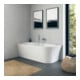 Duravit Badewanne oval DuraSenja 170x80x58,5cm, w, Eck li, RS 2, m FG+AÜL