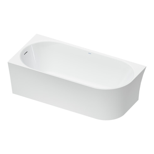 Duravit Badewanne oval DuraSenja 170x80x58,5cm, w, Eck li, RS 2, m FG+AÜL