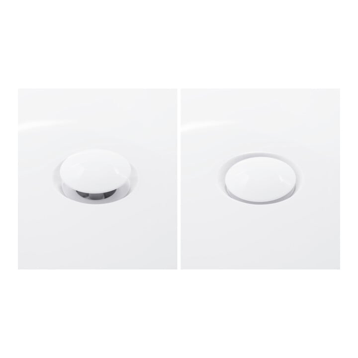 Duravit Badewanne oval DuraSenja 170x80x58,5cm, w, Eck li, RS 2, m FG+AÜL