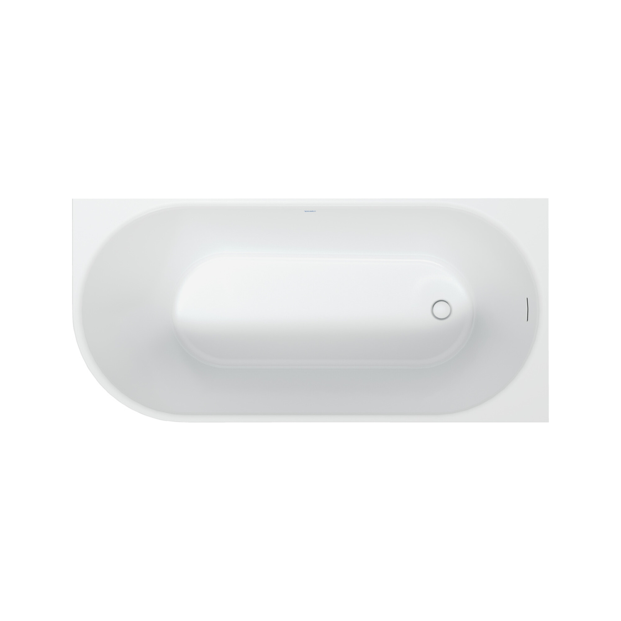 Duravit Badewanne oval DuraSenja 170x80x58,5cm, w, Eck re, RS 2, m FG+AÜL