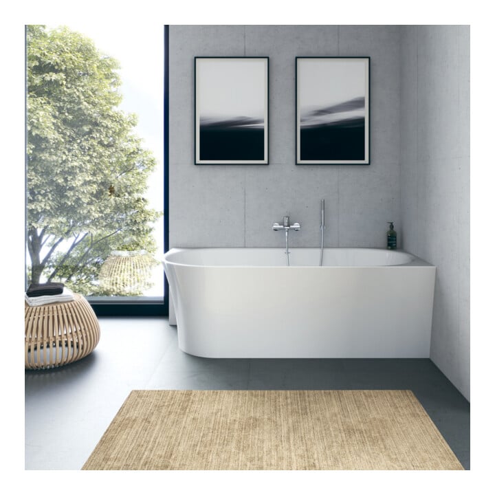 Duravit Badewanne oval DuraSenja 170x80x58,5cm, w, Eck re, RS 2, m FG+AÜL