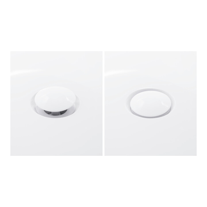 Duravit Badewanne oval DuraSenja 170x80x58,5cm, w, Eck re, RS 2, m FG+AÜL