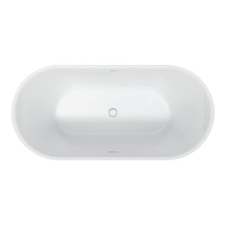 Duravit Badewanne oval DuraSenja 170x80x58,5cm, w, frei., RS 2, m FG+AÜL