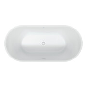 Duravit Badewanne oval DuraSenja 170x80x58,5cm, w, frei., RS 2, m FG+AÜL
