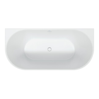 Duravit Badewanne oval DuraSenja 170x80x58,5cm, w, Vorw., RS 2, m FG+AÜL