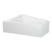 Duravit Badewanne Paiova 180x140x46cm, 1 RS links, weiß