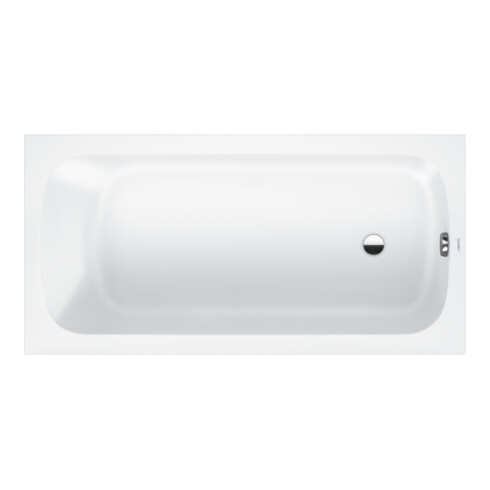 Duravit Badewanne Qatego 150x75cm, EB-Version, 1 RS, weiß