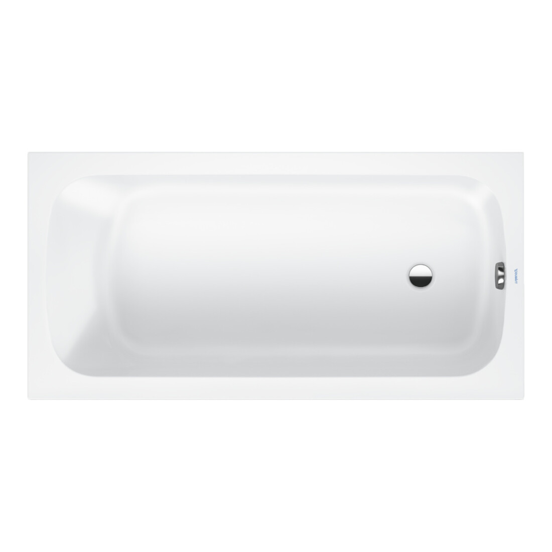 Duravit Badewanne Qatego 150x75cm, EB-Version, 1 RS, weiß