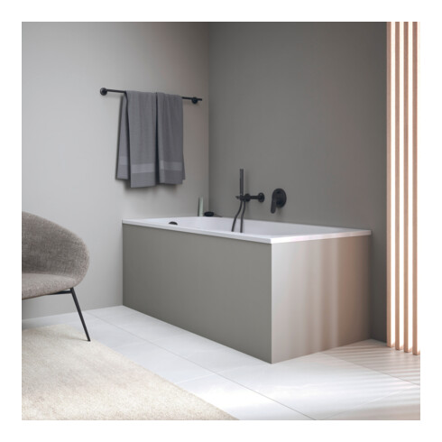 Duravit Badewanne Qatego 150x75cm, EB-Version, 1 RS, weiß
