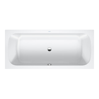 Duravit Badewanne Qatego 180x80cm, EB-Version, 2 RS, weiß