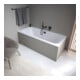 Duravit Badewanne Qatego 180x80cm, EB-Version, 2 RS, weiß
