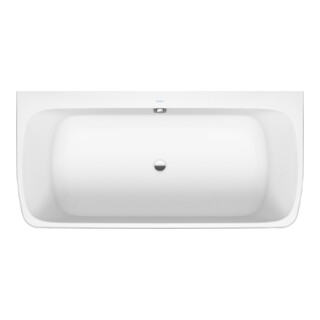 Duravit Badewanne Qatego 180x87cm, Vorwand, 2 Rückenschräge, weiß