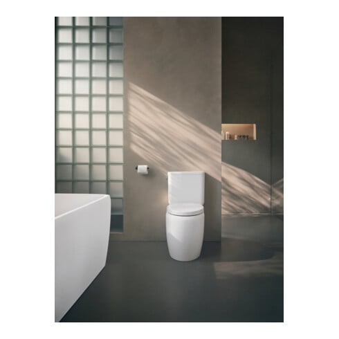 Duravit Badewanne Qatego 180x87cm, Vorwand, 2 Rückenschräge, weiß