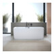 Duravit Badewanne Qatego 180x87cm, Vorwand, 2 Rückenschräge, weiß-4