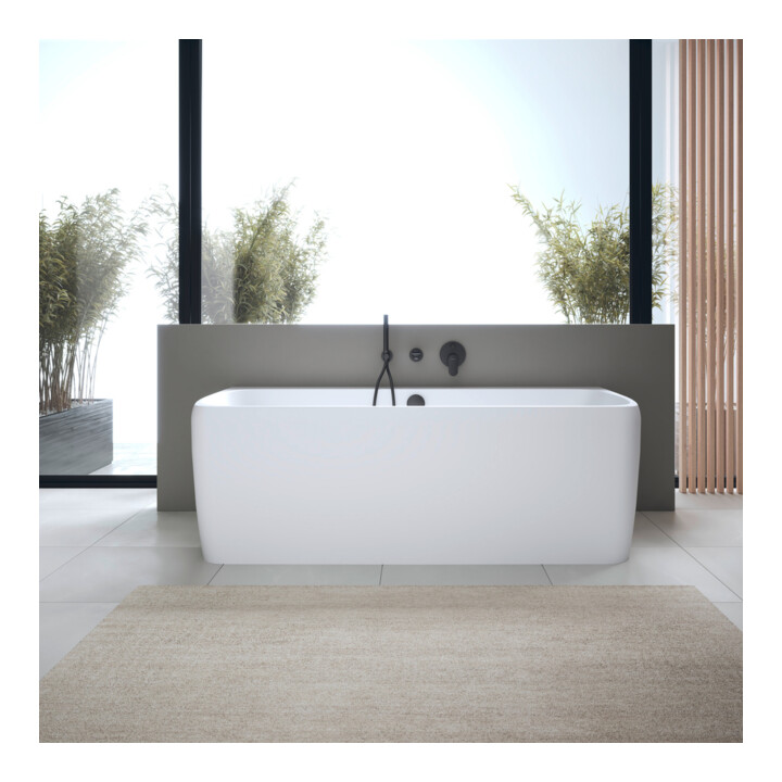 Duravit Badewanne Qatego 180x87cm, Vorwand, 2 Rückenschräge, weiß