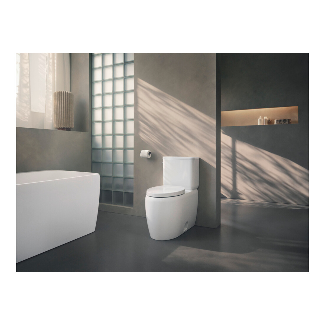 Duravit Badewanne Qatego 180x87cm, Vorwand, 2 Rückenschräge, weiß