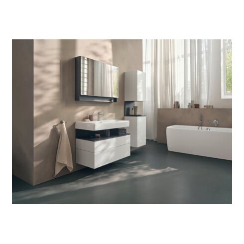 Duravit Badewanne Qatego 180x87cm, Vorwand, 2 Rückenschräge, weiß