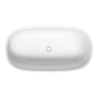 Duravit Badewanne Zencha 160x85x45,5cm, 1 RS, frei., matt-weiß