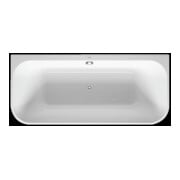 Duravit Baignoire à remous Happy D.2 180x80 cm, avant, 2 jets, blanc, système Air