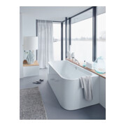 Duravit Baignoire à remous Happy D.2 180x80 cm, avant, 2 jets, blanc, système Air-4