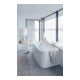 Duravit Baignoire à remous Happy D.2 180x80 cm, avant, 2 jets, blanc, système Air
