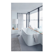 Duravit Baignoire à remous Happy D.2 180x80 cm, avant, 2 jets, blanc, système Air-4