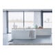 Duravit Baignoire à remous Happy D.2 180x80 cm, avant, 2 jets, blanc, système Air