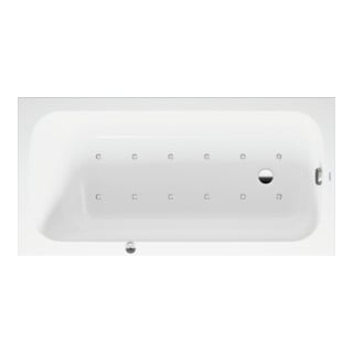 Duravit Baignoire à remous Qatego 150x75 cm, Air-Sys, version EB, 1 RS, blanc