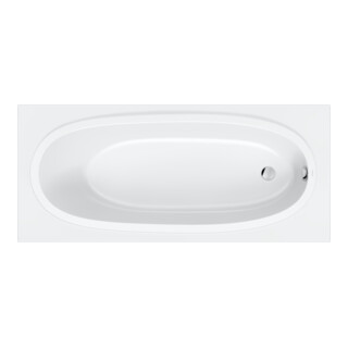 Duravit Baignoire Balcoon 170x75 cm, blanc, version EB, 1 RS
