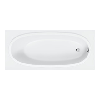 Duravit Baignoire Balcoon 180x80 cm, blanc mat, version EB, 1 RS