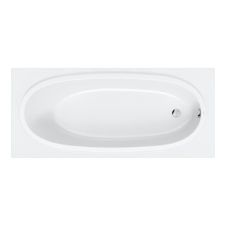 Duravit Baignoire Balcoon 180x80 cm, blanc, version EB, 1 RS