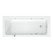 Duravit Baignoire balnéo 2.0 D-Code 160x70 cm, version EB, 1 RS, blanche, J Proj.
